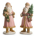 14" Pink Old World Santa