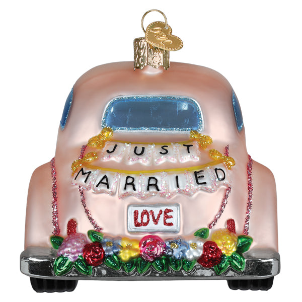 Just Married Magic Christmas Ornament