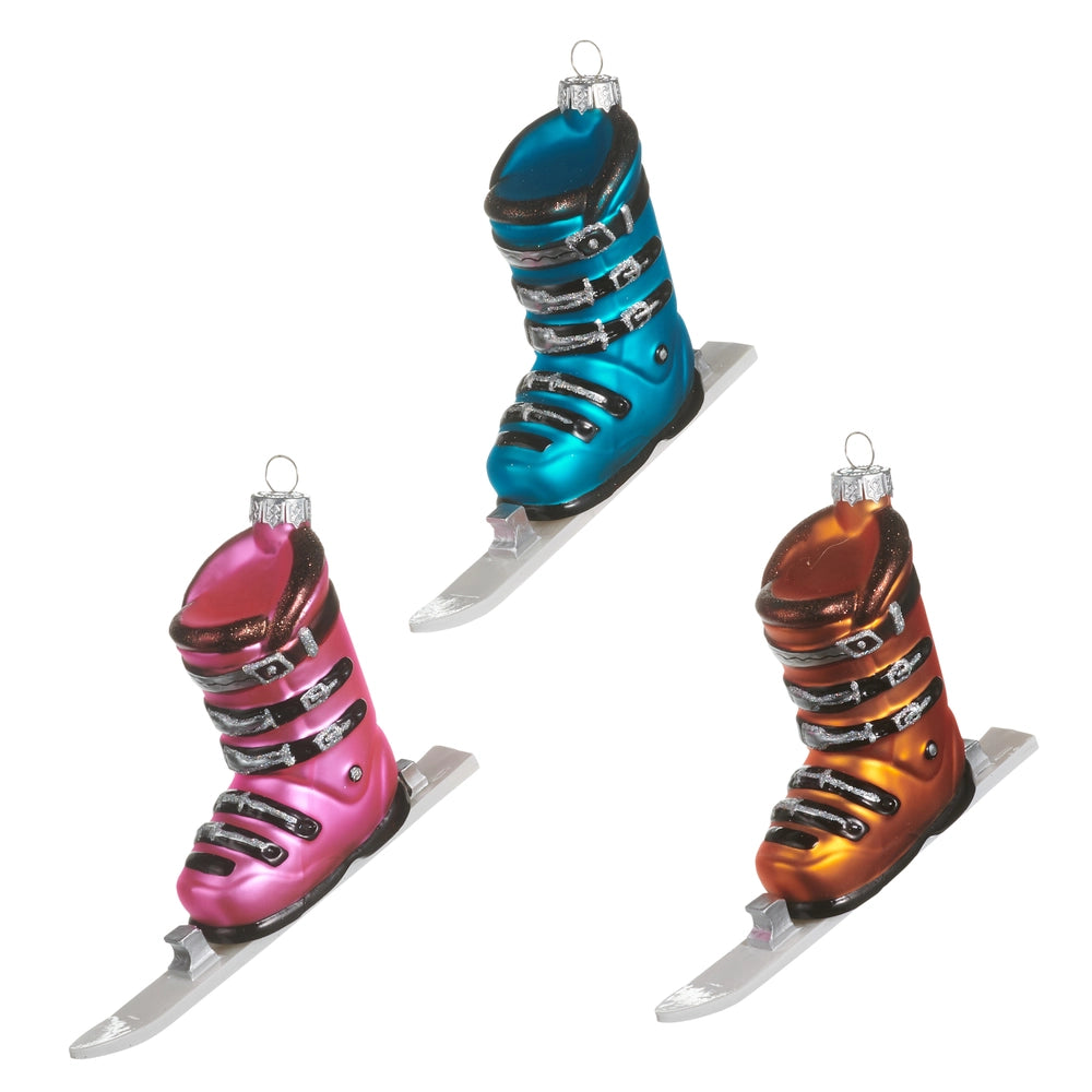 5.25" Ski Boot with Ski Ornament