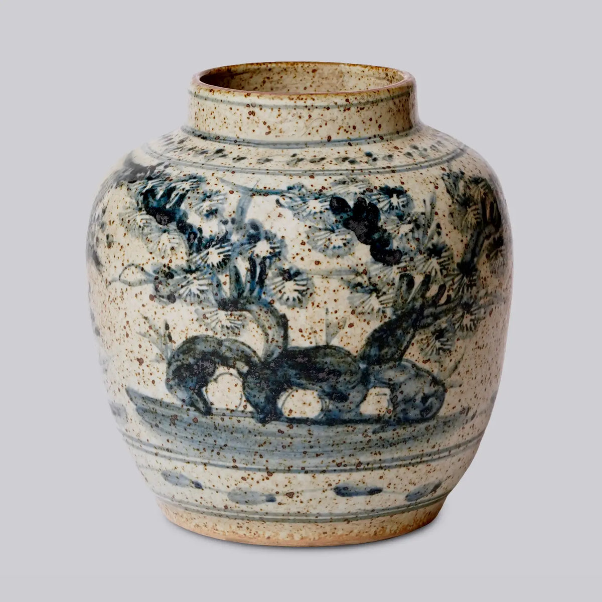 Rustic Three Friends Vase