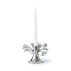 Blossom Platinum Tapered Candle Holder 6"