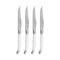 Steak Knives Set of 4 in Pearlized White