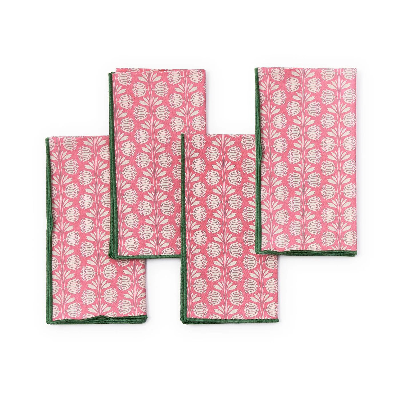 Palm Deco Napkins S/4