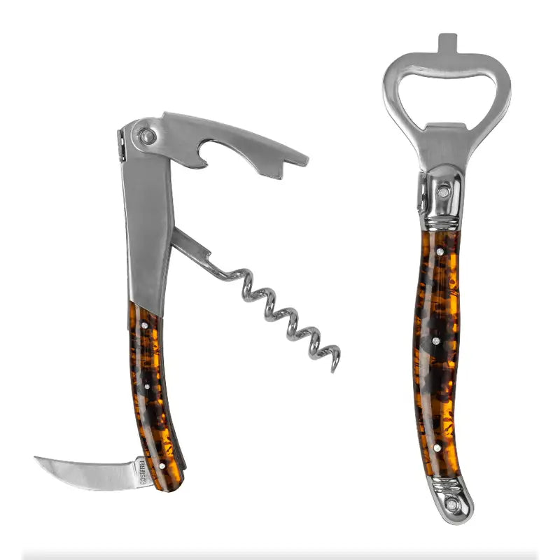 Bottle Opener Bar Set in Tortoiseshell