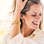 Cleopatra Classic Small Hoop Earrings Gold