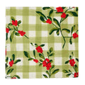 Winter Berry Check Printed Napkin – Set of 4