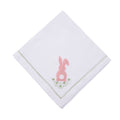 Cottontail Embroidered Napkin Pink S/4