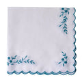 French Garden Embroidered Napkin – Oxford – Set of 4