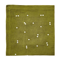 White Scattered Dots Embroidered Napkin