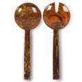 Brown Resin Salad Servers