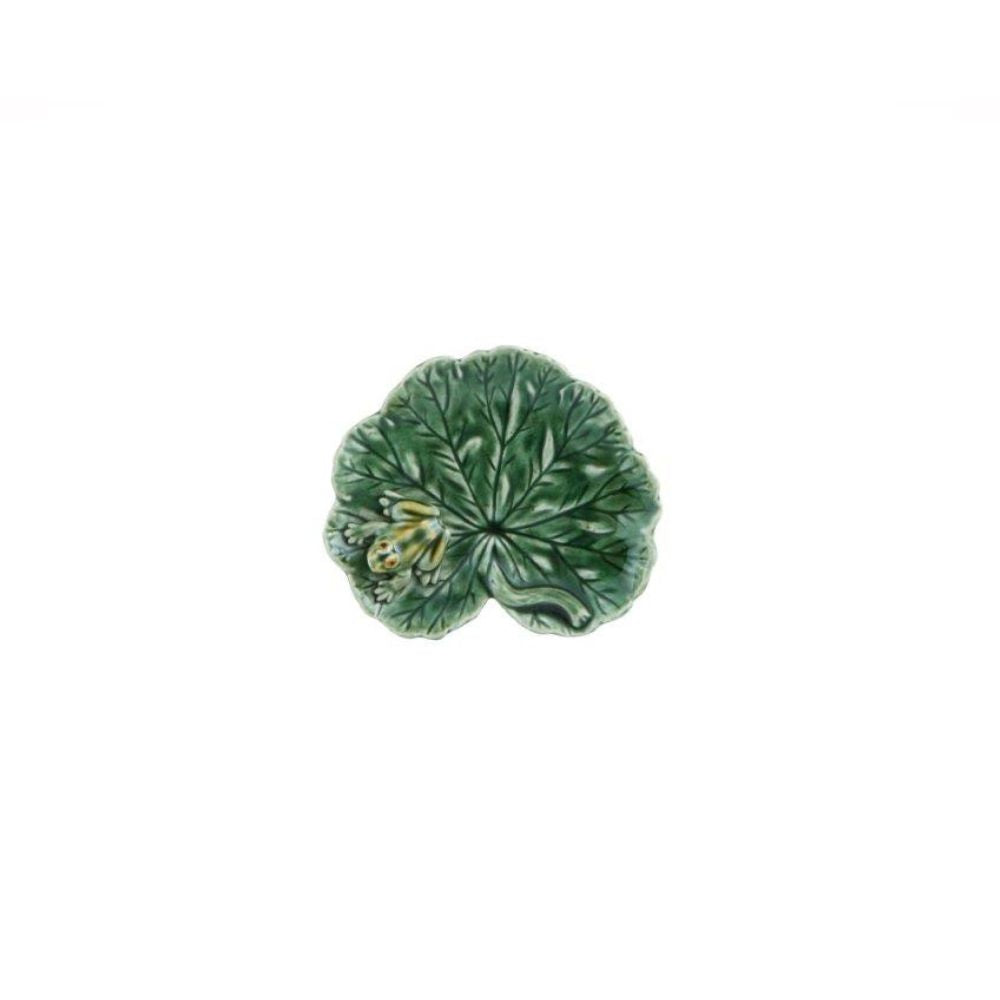Countryside Leaves Geranium Leaf with Frog 13 cm / 5 in