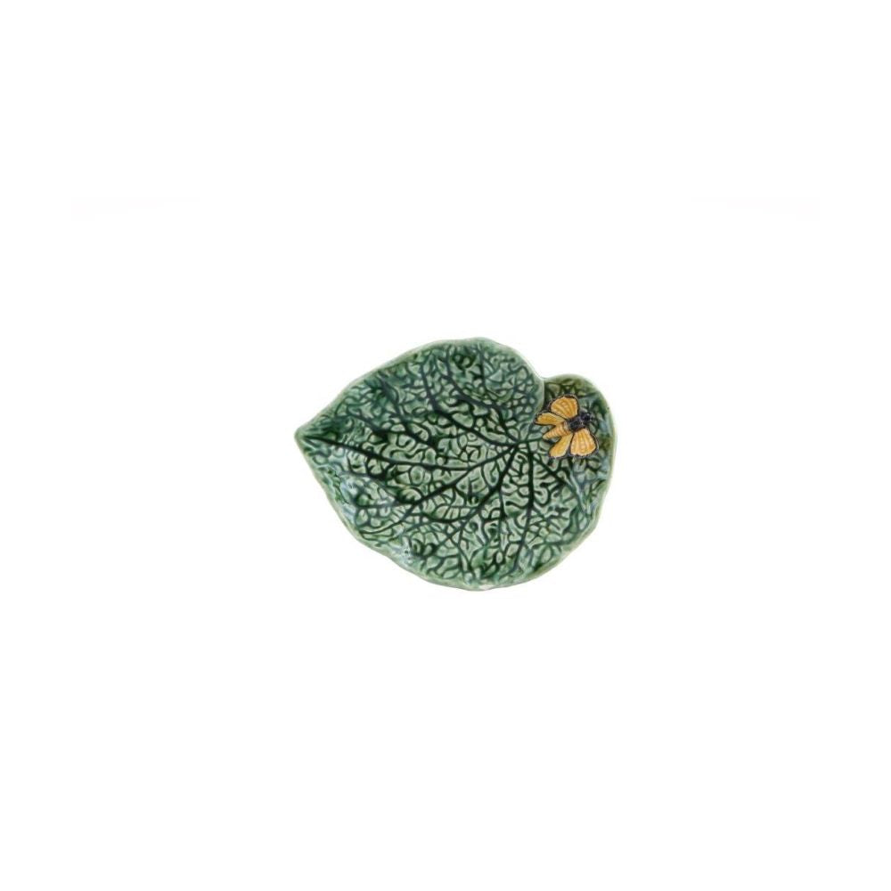 Countryside Leaves Begonia Leaf with Butterfly 20 cm / 7 in