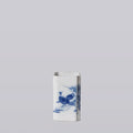 Blue & White Square Pheasant Vase