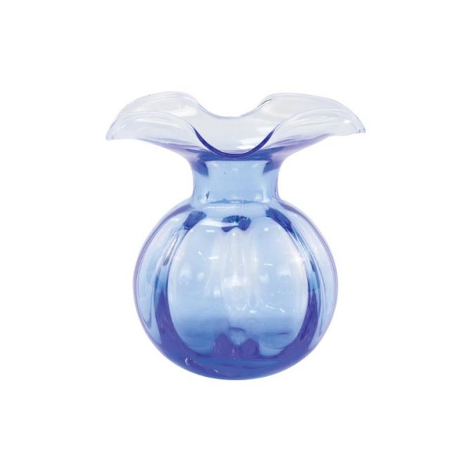 Hibiscus Bud Vase in Cobalt Blue