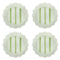 Cabana Stripe Melamine Dessert Plates Set of 4 – Seagrass