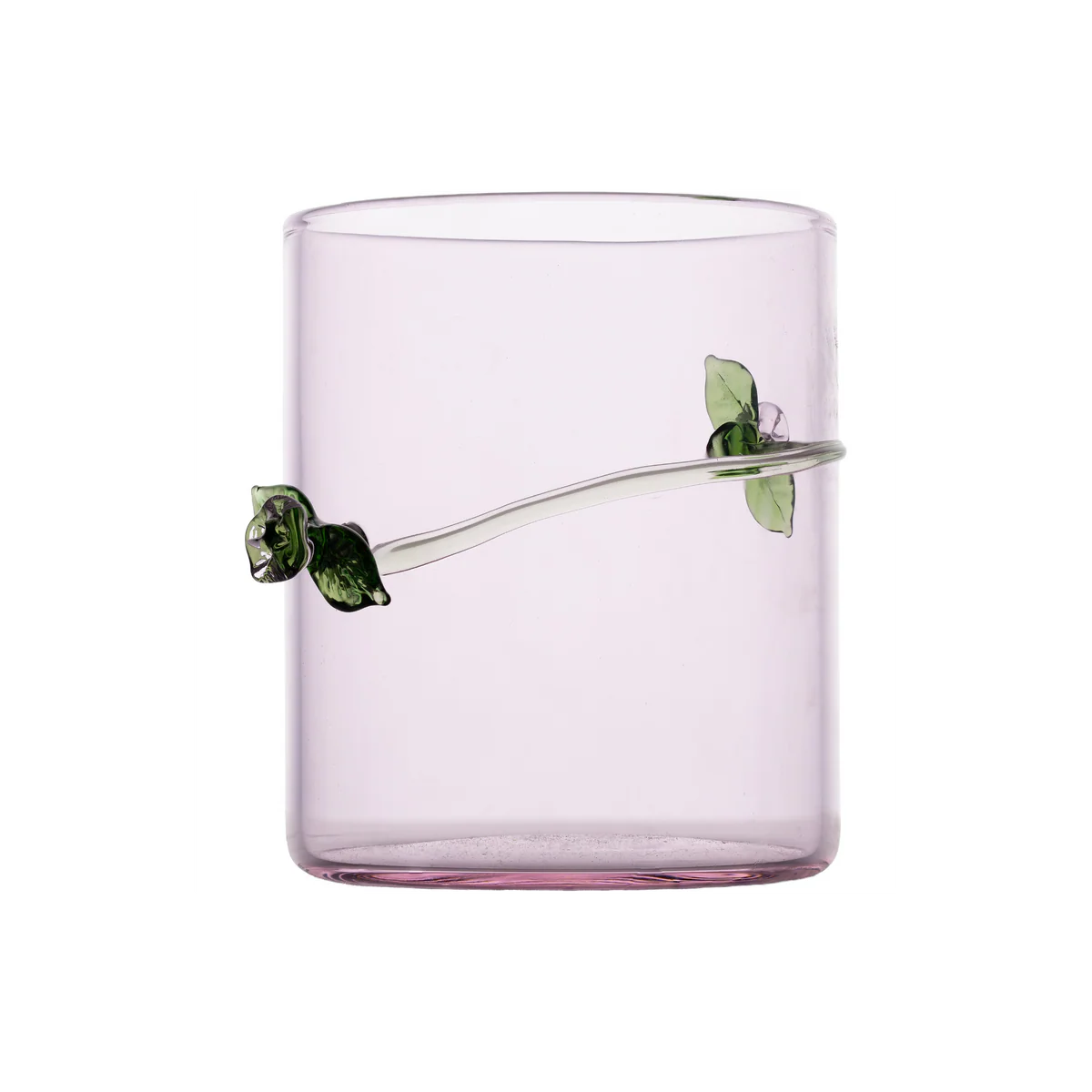 Tumbler Pink with Rope & Flowers S/4