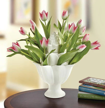 Tulipiere Artichoke White Small