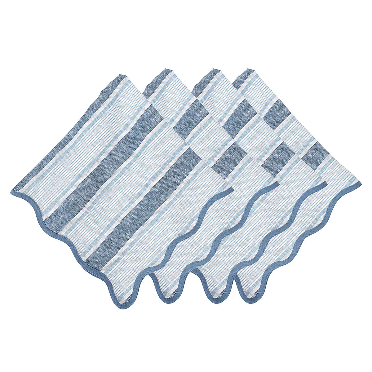 Cabana Stripe Napkin Set of 4 – Ocean