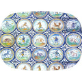 Provincial Tiles Tempered Glass Cutting Board