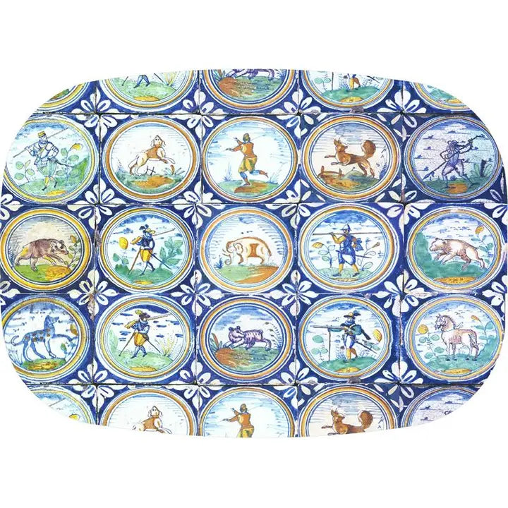 Provincial Tiles Tempered Glass Cutting Board