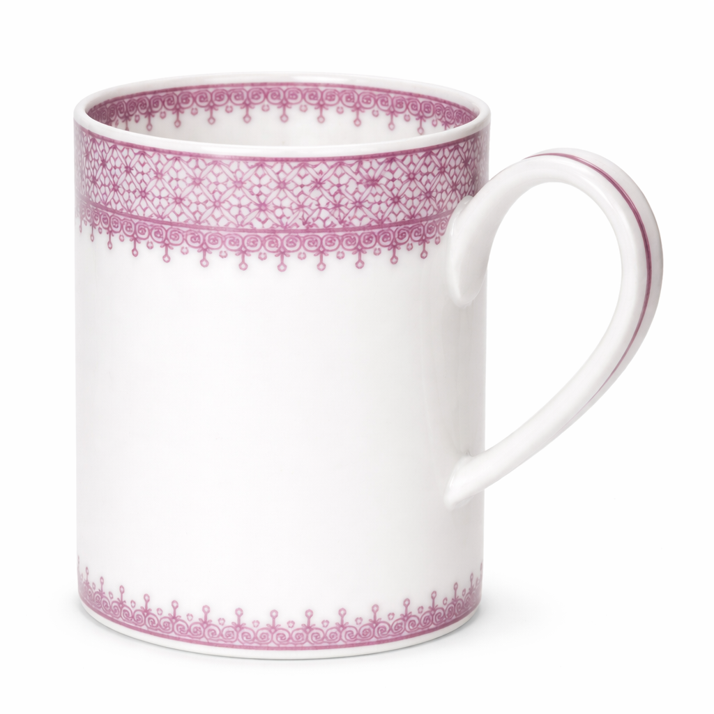 Plum Lace Mug