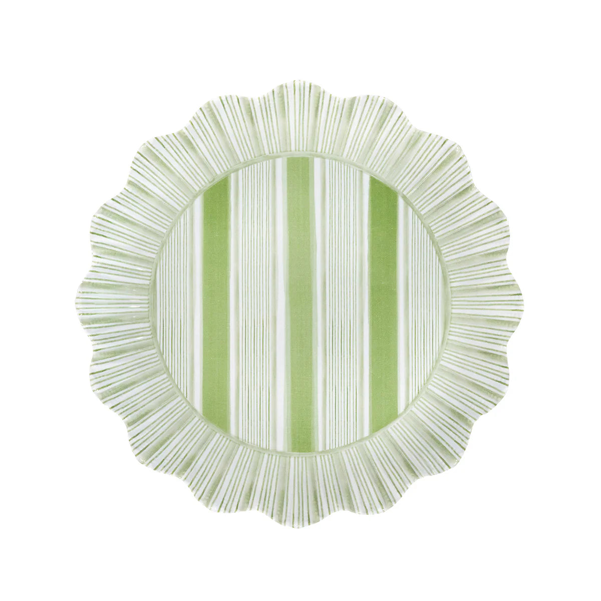 Cabana Stripe Melamine Dessert Plates Set of 4 – Seagrass