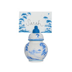 Country Estate Place Card Holder Set/4 Delft Blue