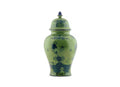 Oriente Italiano Malachite Potiche Vase
