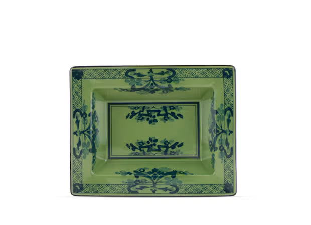 RECTANGULAR CHANGE TRAY MALACHITE Oriente Italiano
