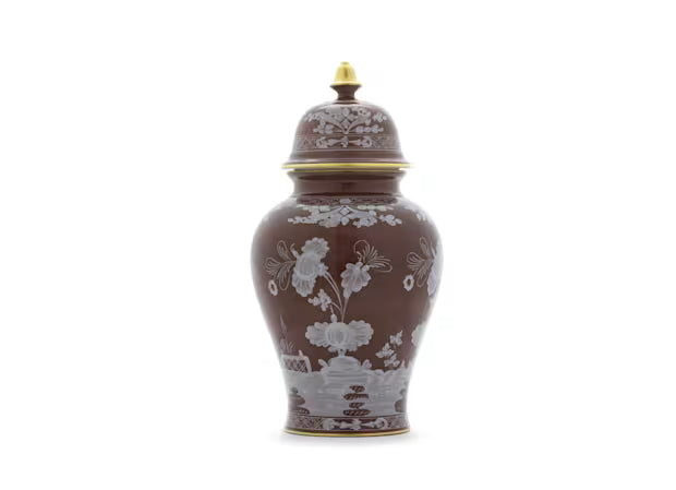 Oriente Italiano Castagna Potiche Vase