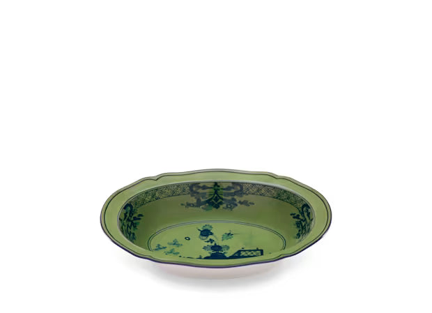 Oriente Italiano Oval Bowl | Malachite
