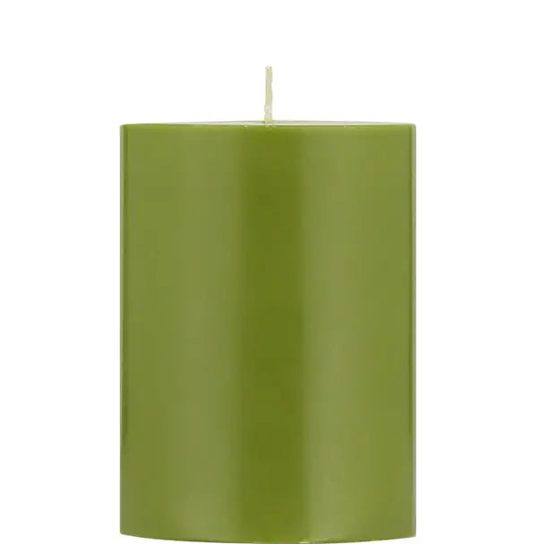Olive 4" Pillar Candle