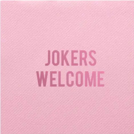 Jokers Welcome Cocktail Napkins