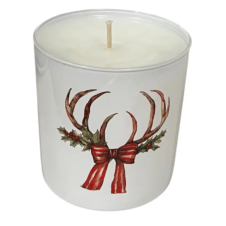 Antler Holiday Candle