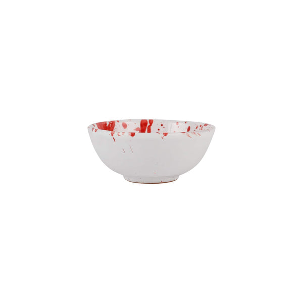 Amalfitana Red Splatter Dipping Bowl