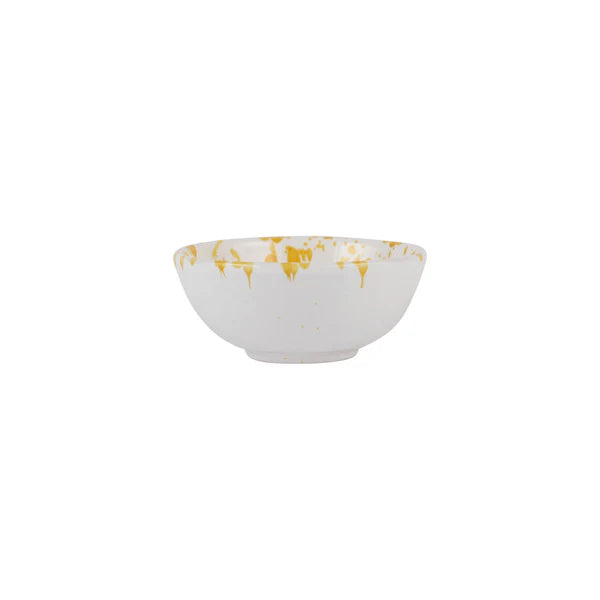 Amalfitana Yellow Splatter Dipping Bowl