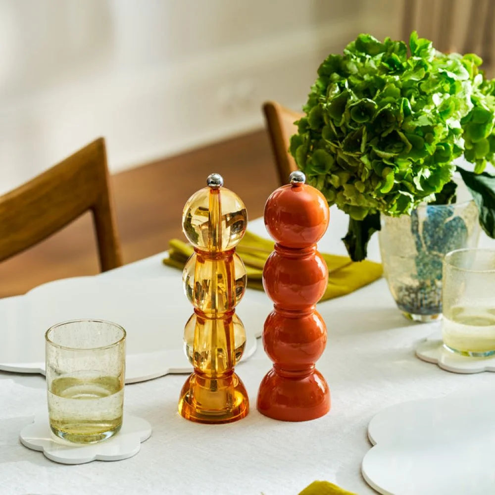Orange Bobbin Salt/Pepper Mill
