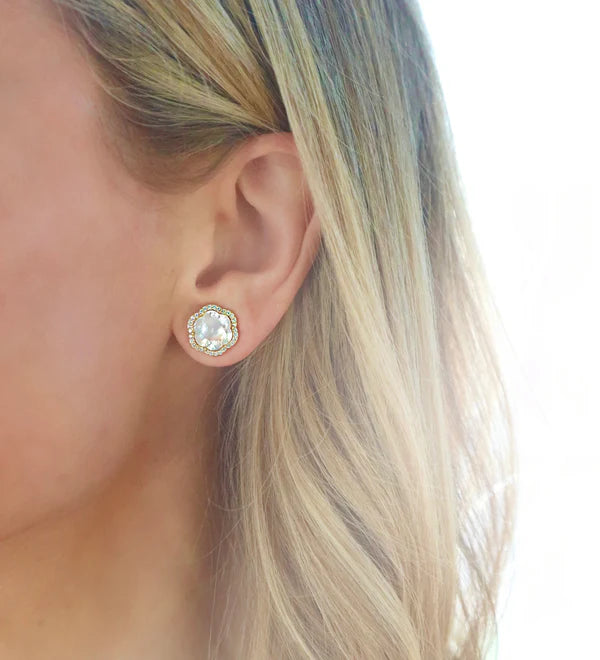 Clementine Mother of Pearl Earrings