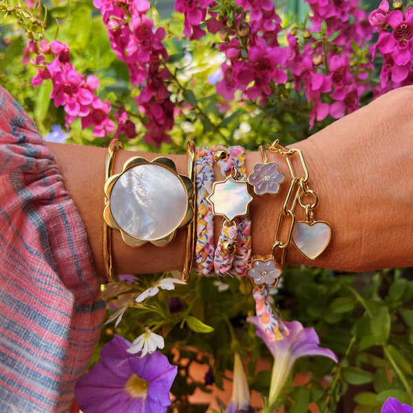 Heart Charm Link Bracelet