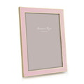 Pale Pink Enamel & Gold Frame 5 x 7