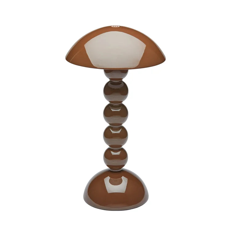 Chocolate Rechargeable Bobbin LED Lamp