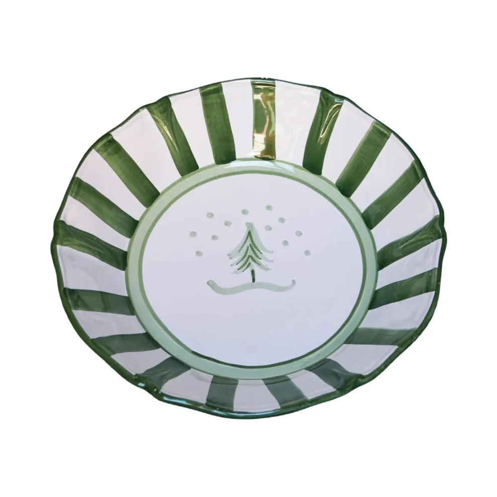 Allegro - 12" Serving Bowl (Green Tree)