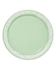 Queen of Needlepoint Dinner Mint Jasperware Paper Plate