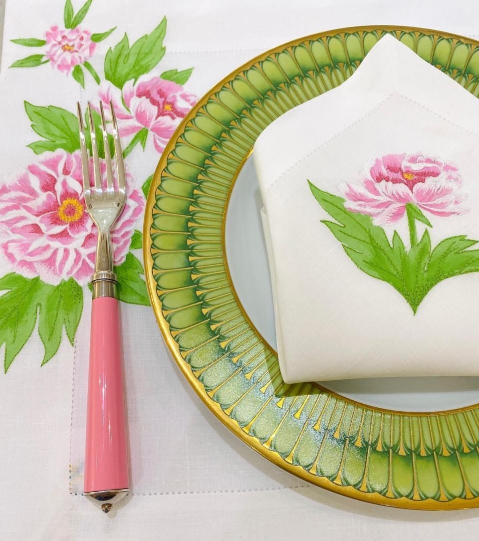 Arcades green Dinner Plate