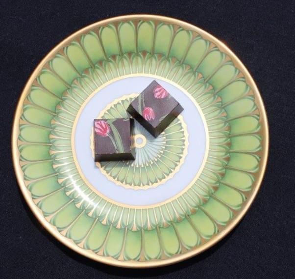 Arcades green Bread & Butter Plate