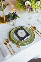 Arcades green Dinner Plate