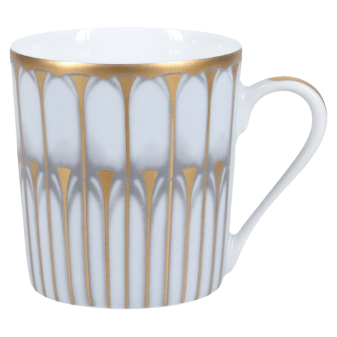 Arcades grey & gold Coffee Cup