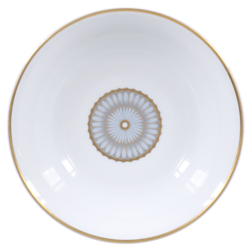 Arcades grey & gold Deep individual bowl