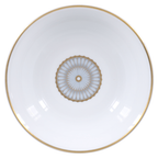 Arcades grey & gold Deep individual bowl