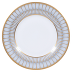 Arcades grey & gold Dessert Plate